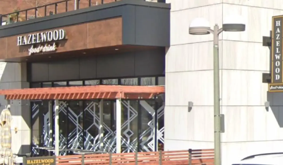 Exterior of a Hazelwood Food and Drink restaurant in Minnesota following its acquisition by Japan-based Create Restaurant Group.